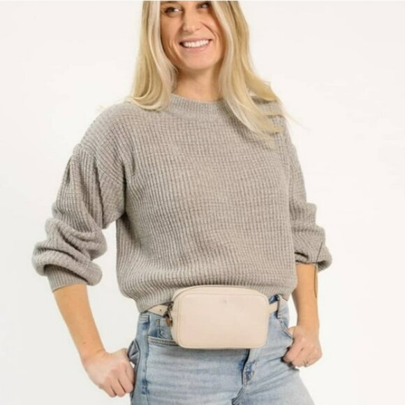 Ela Micro Belt Bag Spring Jilly Box S/M Neutral Dove Pebble - Picture 16 of 16